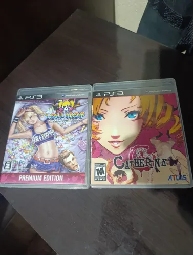 Lote lote jogos RAROS PS3 lollipop chaisaw+Catherine