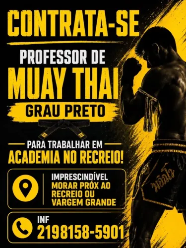 Professor de Muay Thai
