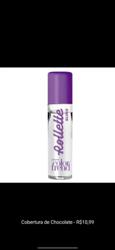 Gloss Rollette Avon - Cobertura de Chocolate