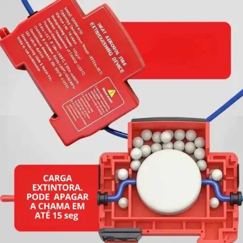 Disjuntor Protegido 24H - Proteção Rápida e Automática por Aerosol Anti-Fogo