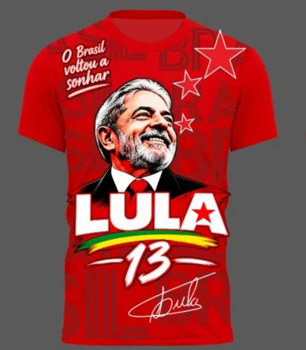 Camisa Lula 30 reais
