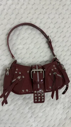 Bolsa bordo vintage