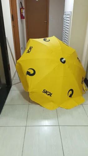 GUARDA SOL SKOL GRANDE 1,5 METROS (NOVO) LONA REFORÇADO