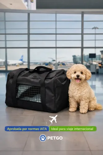 Bolsa de Transporte Pet Cabine Avião IATA - Até 9kg (44x30x23)