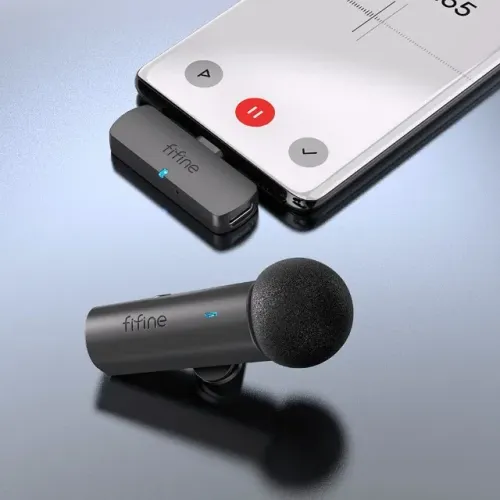 Microfone sem fio bluetooth Fifine M6 2.4g tipo lapela Pronta Entrega