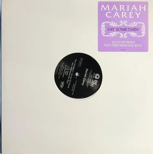 Mariah Carey Say Somethin So So Def Remix Vinil 12 Dj 2006