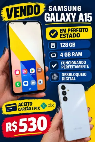 SAMSUNG GALAXY A15 EM PERFEITO ESTADO