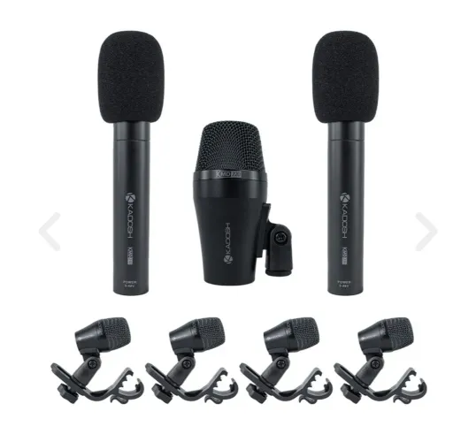MICROFONE KADOSH KMD K207 KIT BATERIA 