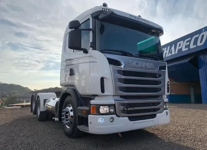 scania g420 branco 2006 cavalo mecanico 