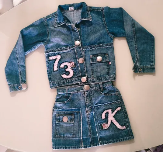 Conjunto jeans da kukixo