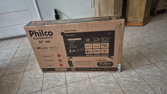 [**oferta**] smart TV 32 polegadas philco lacrada na caixa+ 12 meses garantia+nota!!!!