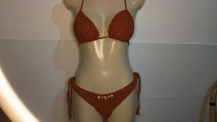 Biquíne de crochê 