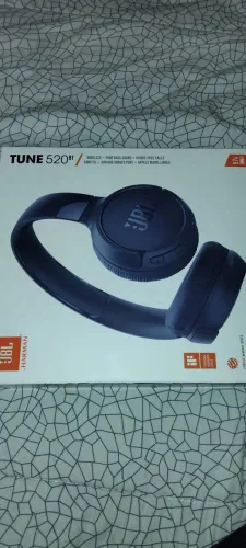 Fone de ouvido JBL TUNE 520bt, fone sem fio bluetooth