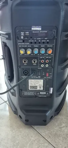 Par de caixa de som CSR 2500a amplificada ativa + passiva com Bluetooth e usb