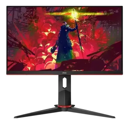 Monitor Gamer Speed 23,8'' 24g2he5 75hz Ips 1ms Aoc Vermelho (Usado)