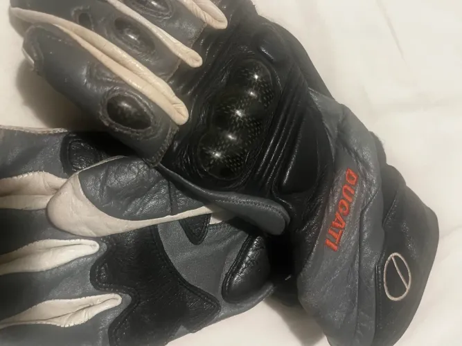 Luva Ducati Original Dainese couro legítimo