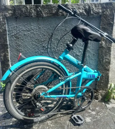 Bicicleta Pedala Brasil Azul