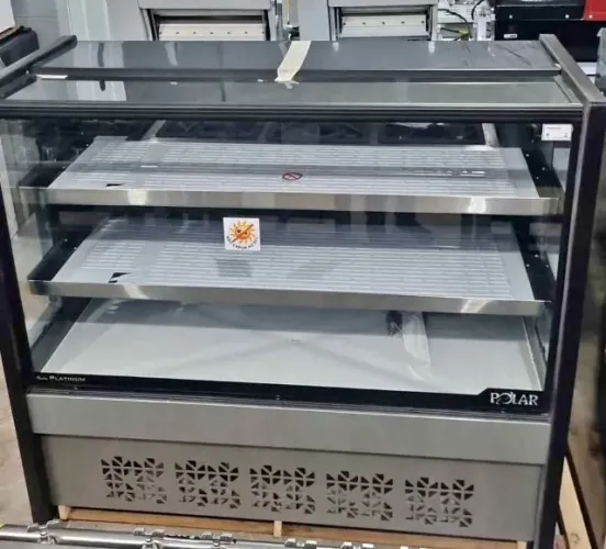 BALCÃO REFRIGERADO 1,25 M 2 PLACAS PLATINUM POLAR - NOVA