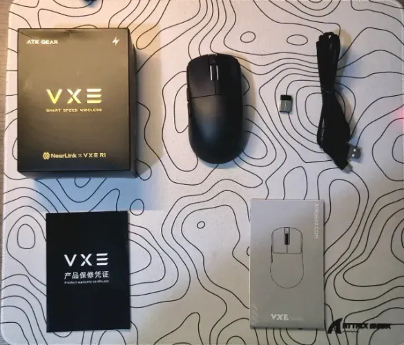 Mouse Gamer VXE R1 Dragonfly Preto - NOVO