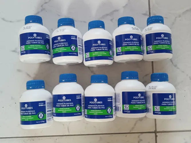 10 Adesivos para PVC 175g Polytubes