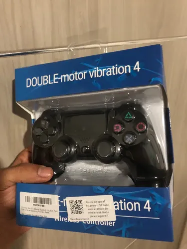 Controle PS4 PS3 PC Sem Fio Bluetooth Joystick Motor Duplo Vibração