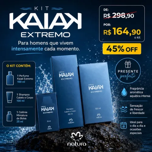 Kit presente KAIAK EXTREMO 