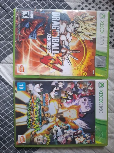 Combo Jogos Xbox 360 Naruto e Dragon Ball