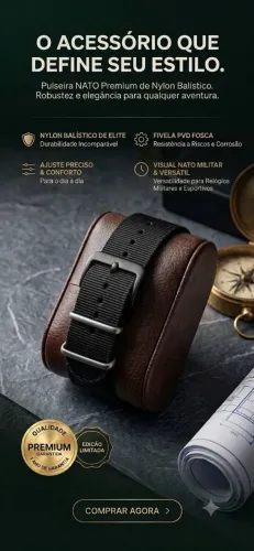 Pulseira nato para relógio 20 mm