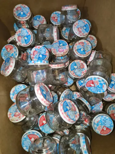 Potinhos de vidro 