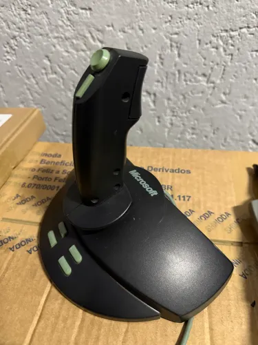 Joystick para simuladores de voo da linha Microsoft SideWinder Precision Pro ou 3D Pro