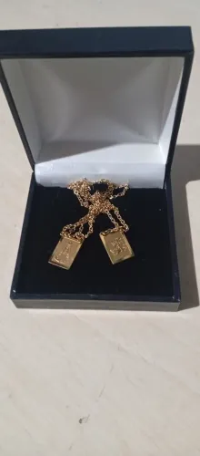 Colar Religioso Católico em Ouro Fino - Símbolo de Fé