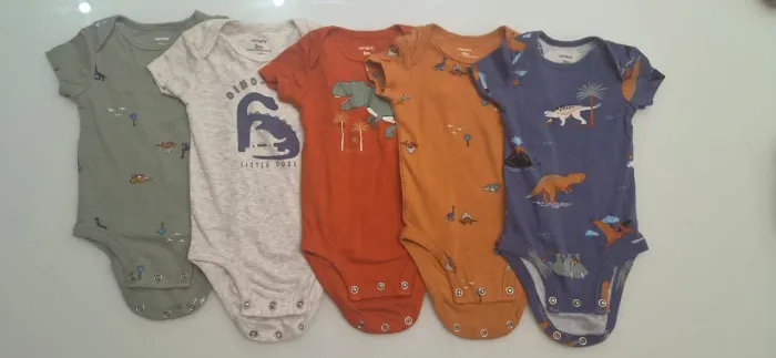Kit 5 bodies Carter's 3m