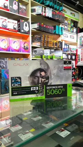 Placa de Vídeo Galax GeForce RTX 5060 White 8GB - Nova | KLS Informática