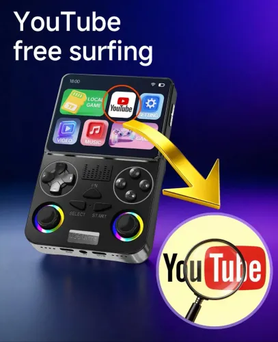 J36 ultra com YouTube multiplayer online wi-fi bluetooth cartão de 64gb com jogos console