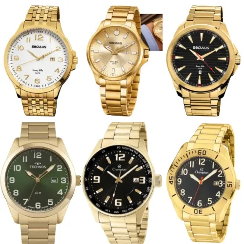 Relógios masculinos, novos, . Valor varia entre 2500,00 e 270,00 reais. Originais.