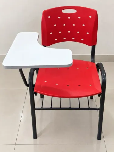 Carteira/Cadeira Universitária Cavaletti Viva com Prancheta e Porta-mochila
