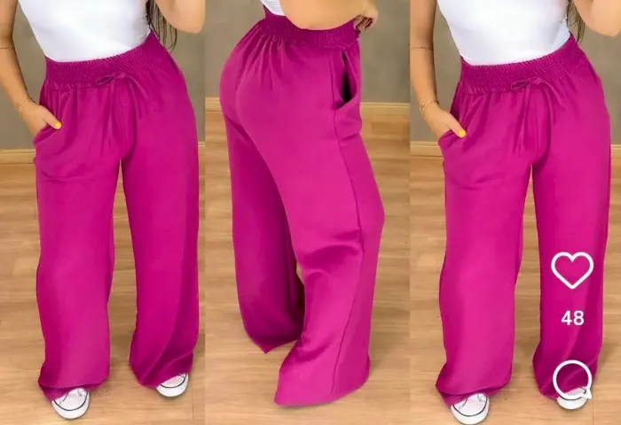 Calça pantalona 