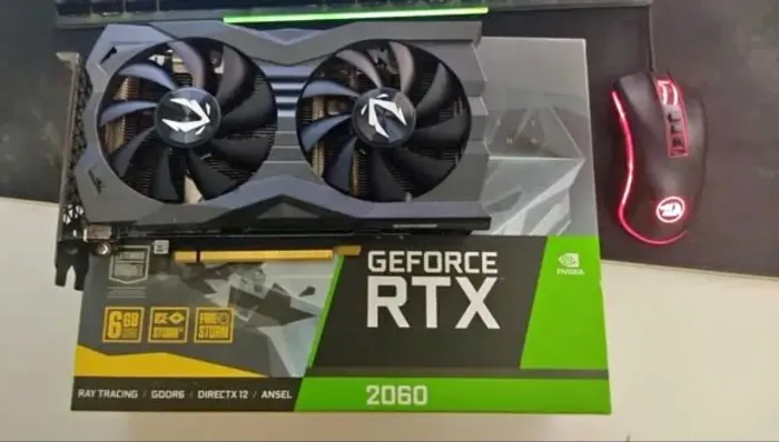 Placa de vídeo 2060 6gb na caixa 