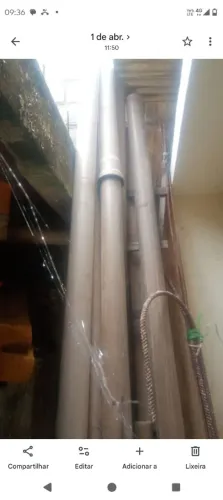Cano para poços artesanal 