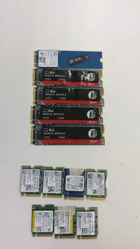 Lote de 12 M2 7 nvme 256 GB 5 ngff 256 GB