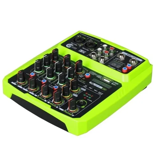 Mesa De Som 4 Canal Efeito Bluetooth Usb Mixer - NOVO