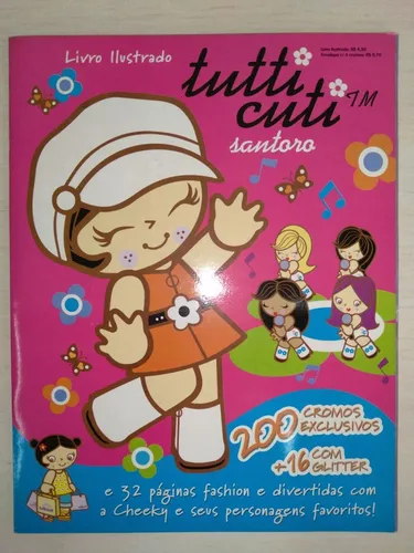 Álbum de figurinhas Tutti Cuti Santoro