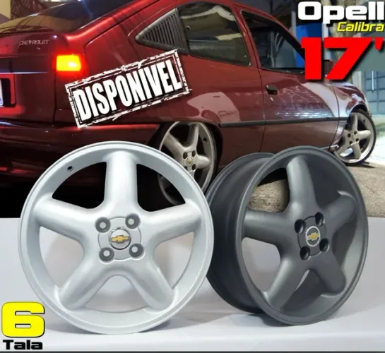 Roda aro 17 Gm Opel Calibra Prata 4x100 jogo novo