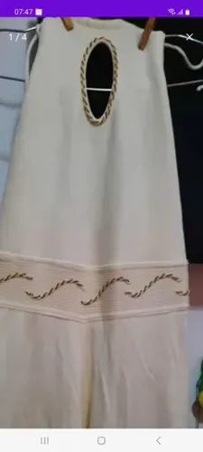 Lindo macacão branco bordado 