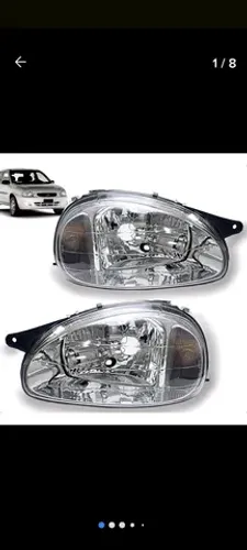 Farol Corsa 2000 lente lisa