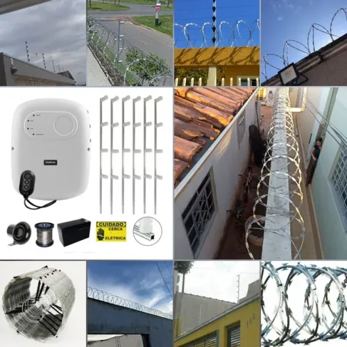 Cerca elétrica e concertina a melhor proteção para seu lar e empresa 