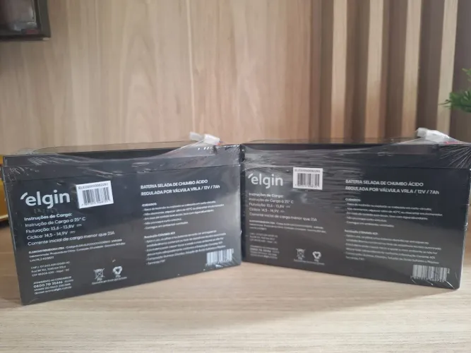 Bateria ELGIN para No-break 12v 7Ah Selada