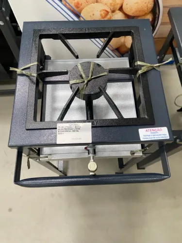 FE-501 FOGÃO 1 BOCA ALTA PRESSÃO LINHA ECONÔMICA - METAL BREY