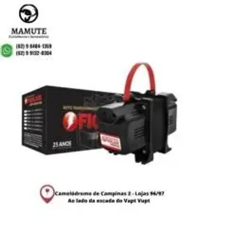 Transformador de energia 2000VA 110/220 e 220/110 Fiolux Premium