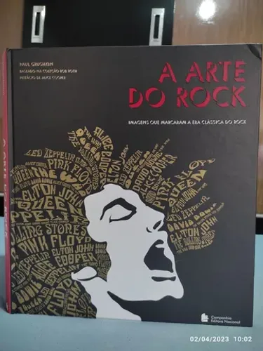 A arte do Rock - Livro capa dura.